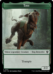 Eldrazi // Tiny Double-Sided Token [Murders at Karlov Manor Commander Tokens] | Gear Gaming Bentonville