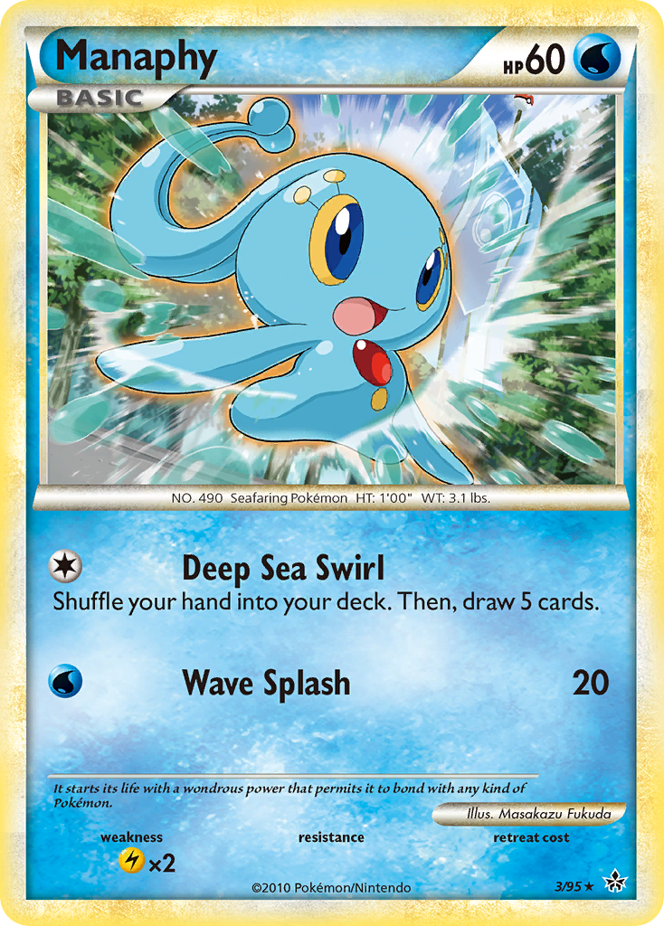 Manaphy (3/95) [HeartGold & SoulSilver: Unleashed] | Gear Gaming Bentonville