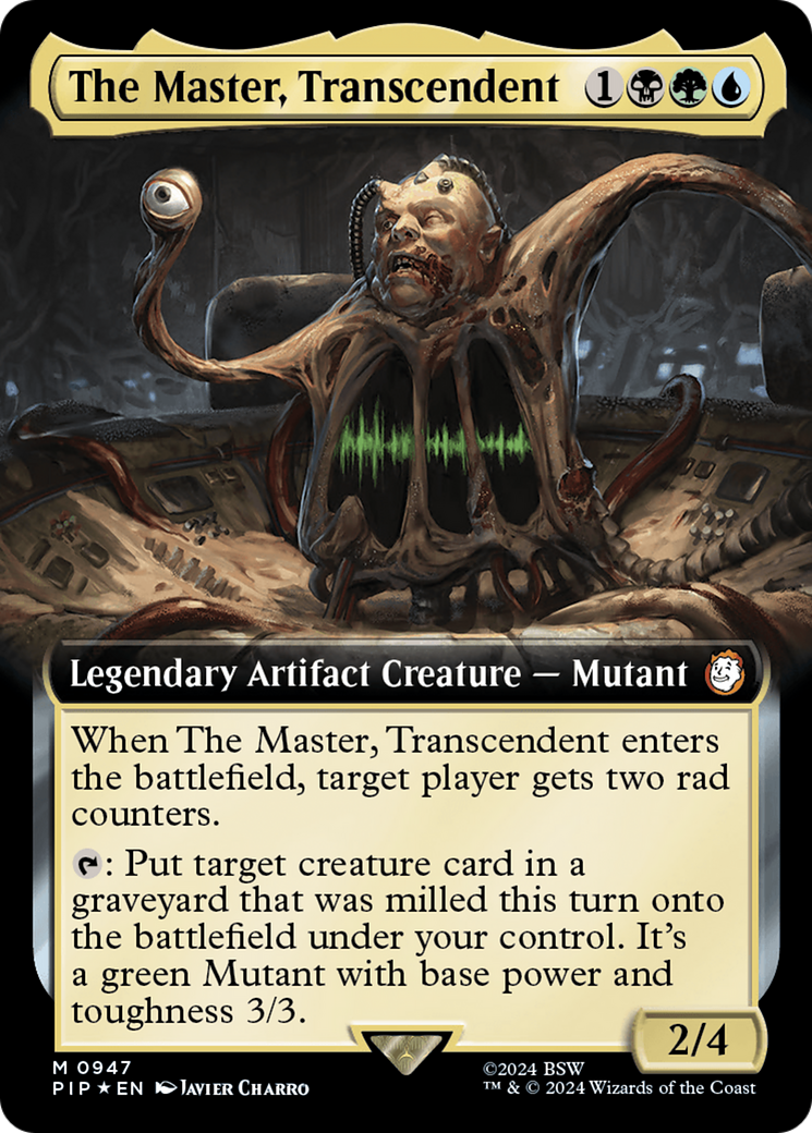 The Master, Transcendent (Extended Art) (Surge Foil) [Fallout] | Gear Gaming Bentonville