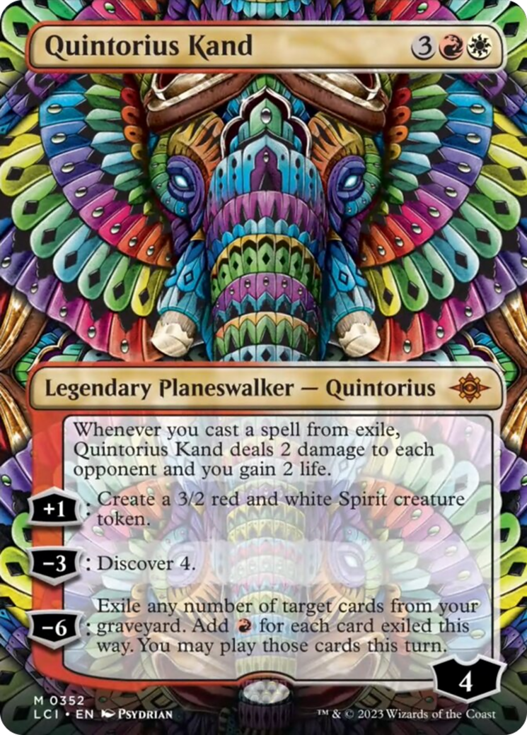 Quintorius Kand (0352) (Borderless) [The Lost Caverns of Ixalan] | Gear Gaming Bentonville