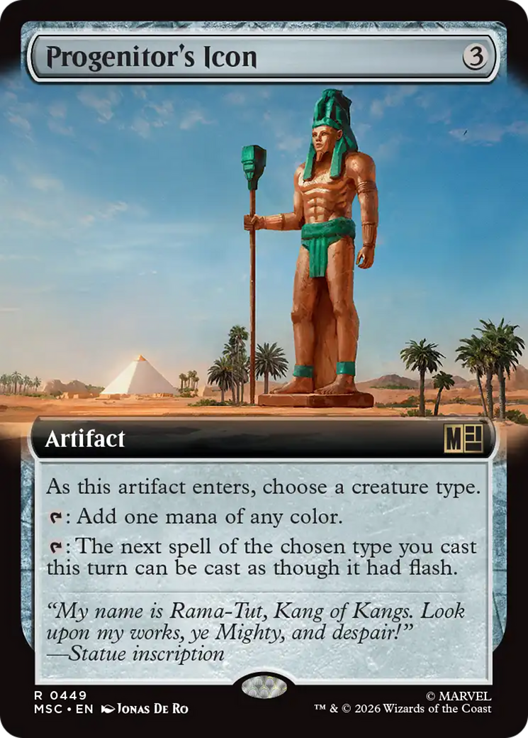 Progenitor's Icon (Extended Art) [Marvel Super Heroes Commander] | Gear Gaming Bentonville