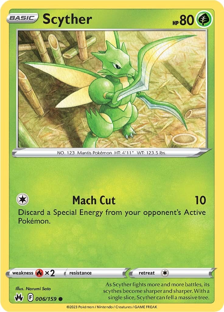 Scyther (006/159) [Sword & Shield: Crown Zenith] | Gear Gaming Bentonville