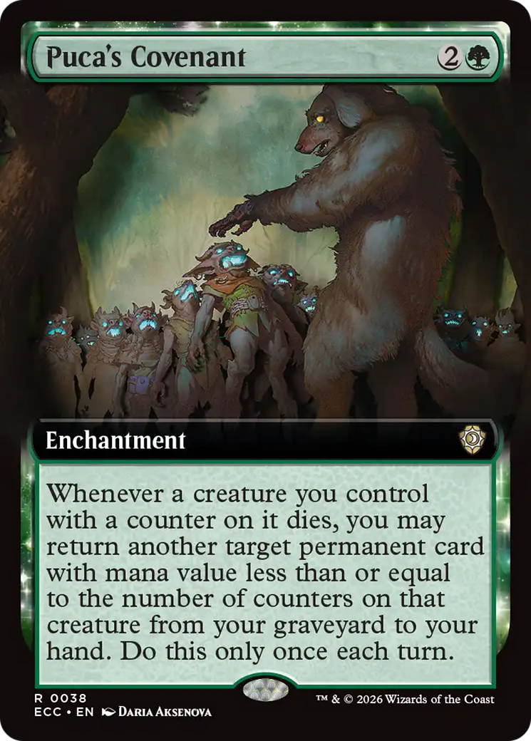 Puca's Covenant (Extended Art) [Lorwyn Eclipsed Commander] | Gear Gaming Bentonville
