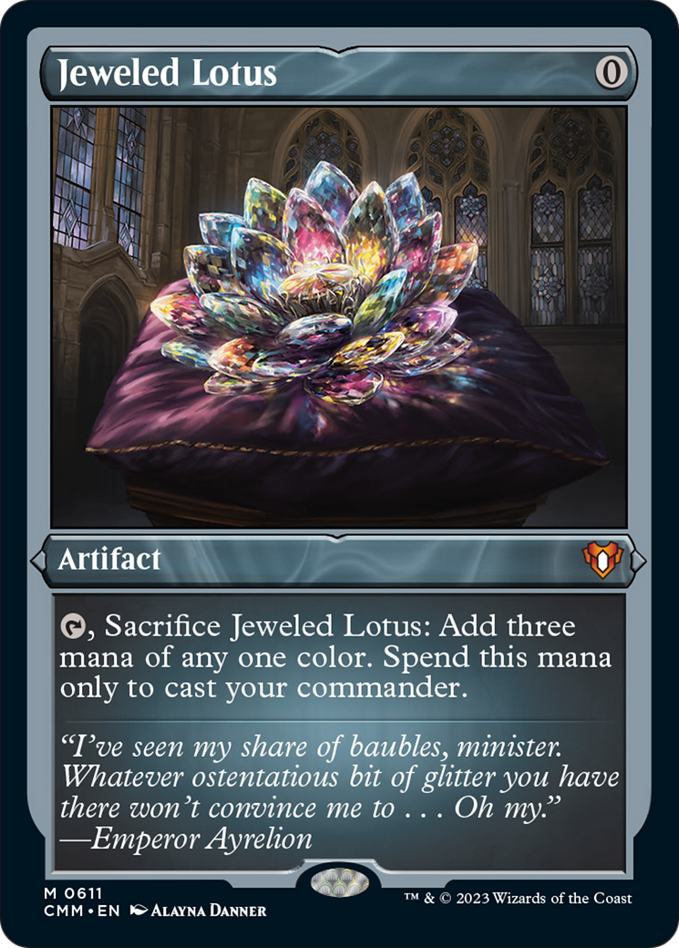 Jeweled Lotus (Foil Etched) [Commander Masters] | Gear Gaming Bentonville