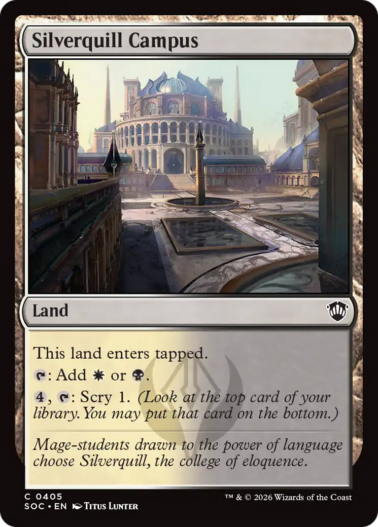 Silverquill Campus [Secrets of Strixhaven Commander] | Gear Gaming Bentonville