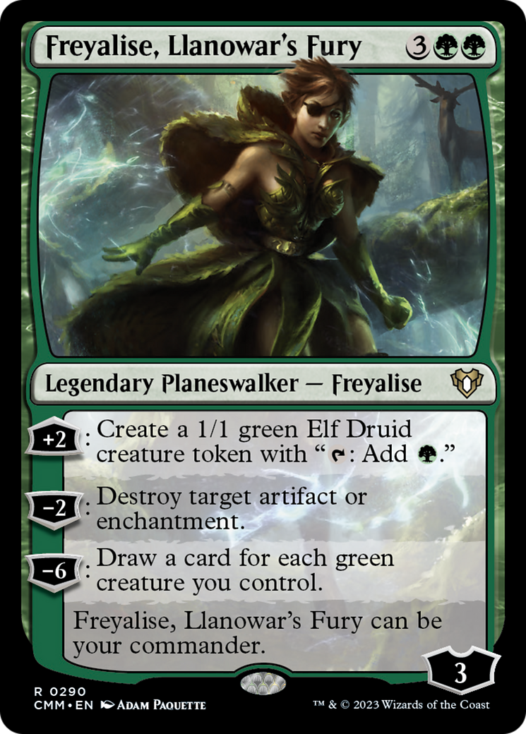 Freyalise, Llanowar's Fury [Commander Masters] | Gear Gaming Bentonville