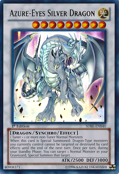 Azure-Eyes Silver Dragon [SDBE-EN040] Ultra Rare | Gear Gaming Bentonville