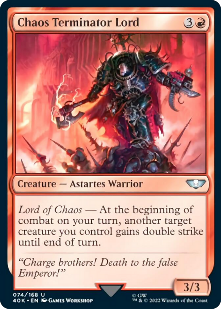 Chaos Terminator Lord [Warhammer 40,000] | Gear Gaming Bentonville
