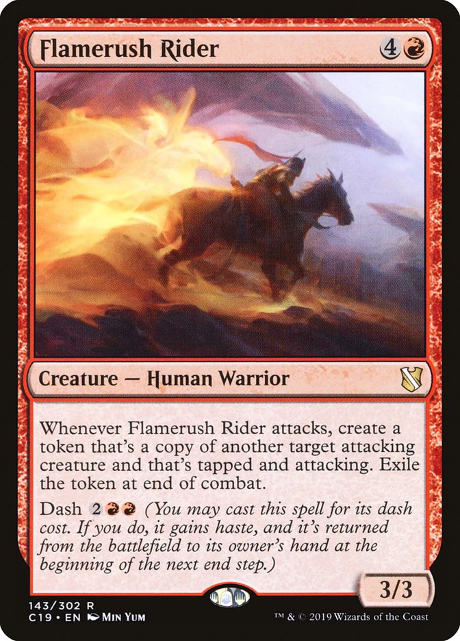 Flamerush Rider [Commander 2019] | Gear Gaming Bentonville