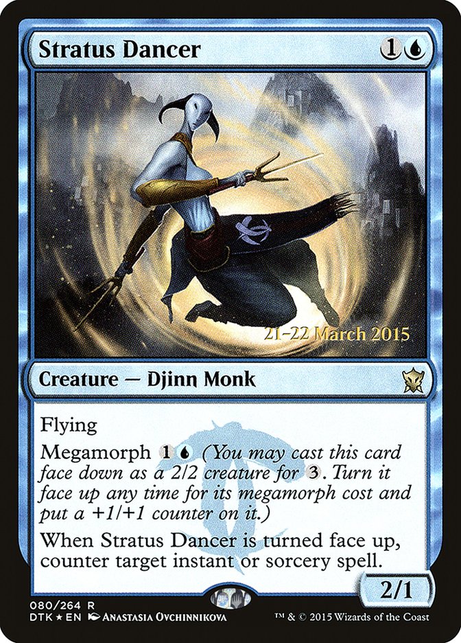 Stratus Dancer [Dragons of Tarkir Prerelease Promos] | Gear Gaming Bentonville
