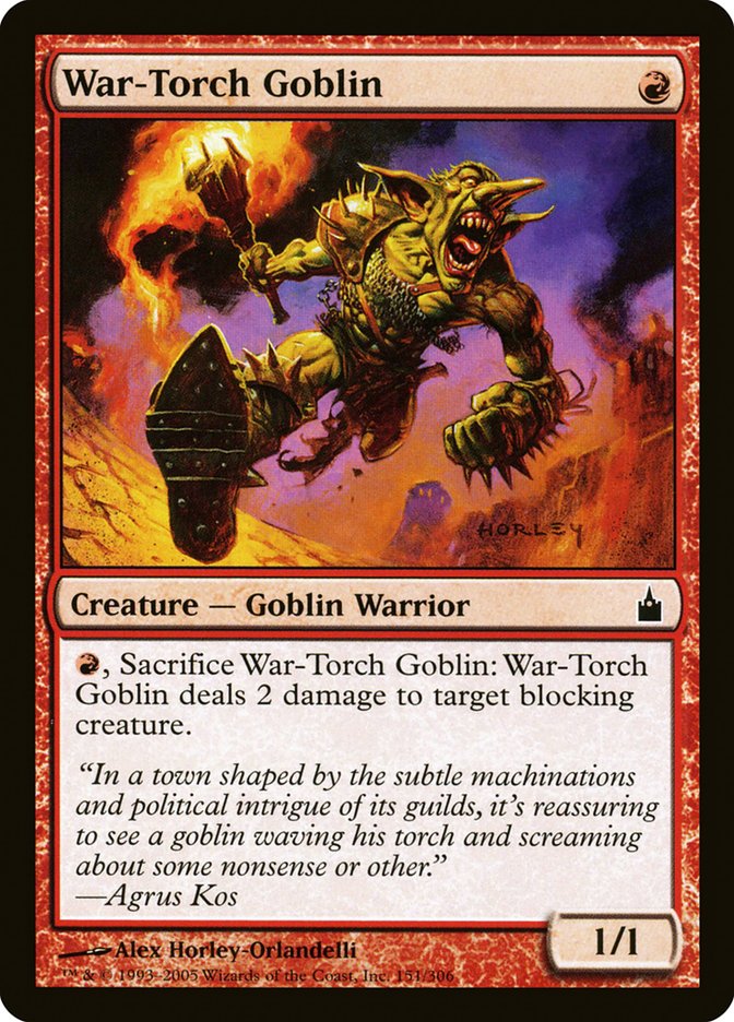 War-Torch Goblin [Ravnica: City of Guilds] | Gear Gaming Bentonville
