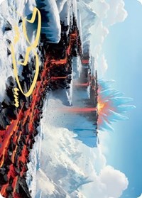 Surtland Frostpyre Art Card (Gold-Stamped Signature) [Kaldheim Art Series] | Gear Gaming Bentonville