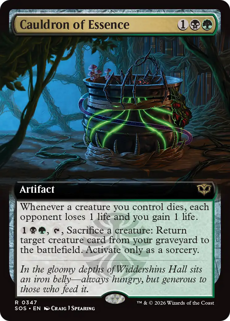 Cauldron of Essence (Extended Art) [Secrets of Strixhaven] | Gear Gaming Bentonville