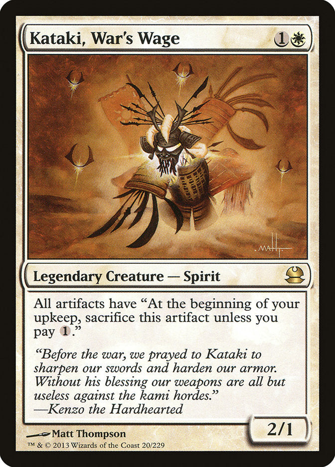Kataki, War's Wage [Modern Masters] | Gear Gaming Bentonville