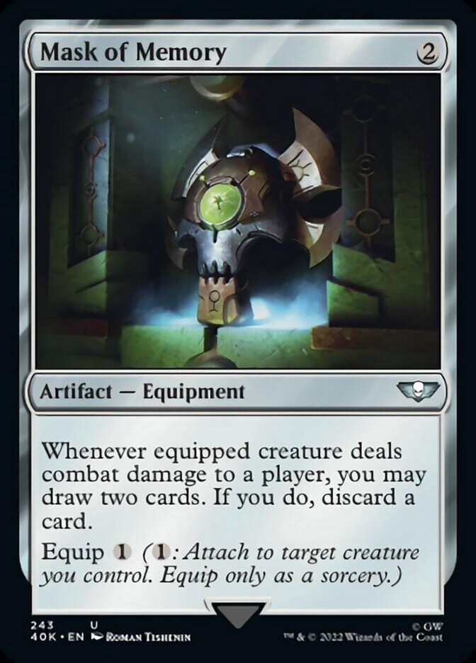 Mask of Memory (Surge Foil) [Warhammer 40,000] | Gear Gaming Bentonville