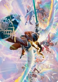Starnheim Unleashed Art Card (Gold-Stamped Signature) [Kaldheim Art Series] | Gear Gaming Bentonville