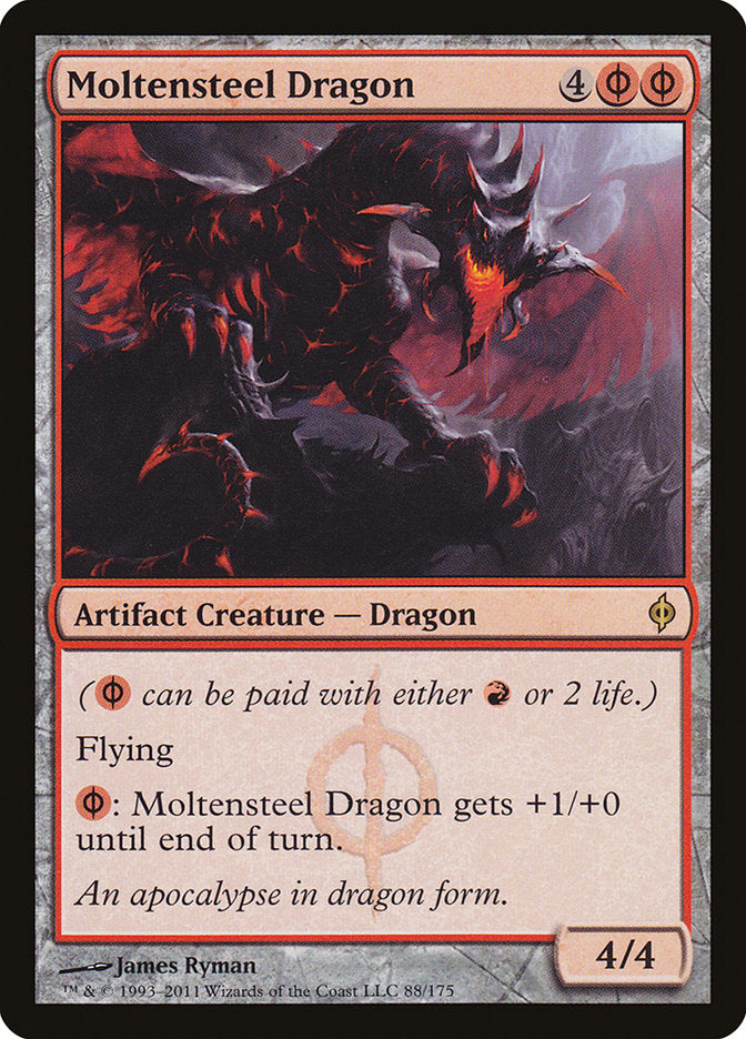 Moltensteel Dragon [New Phyrexia] | Gear Gaming Bentonville