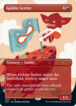 Goblin Settler (Borderless) [Secret Lair Drop Series] | Gear Gaming Bentonville