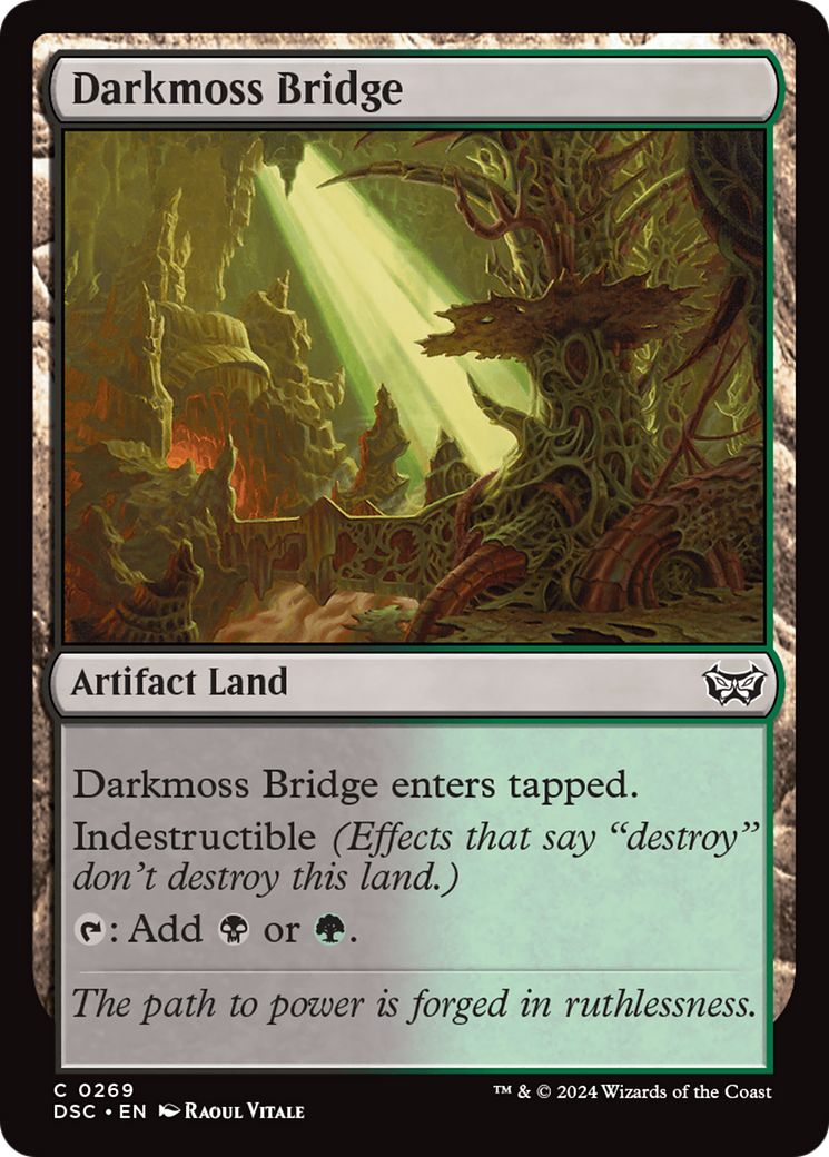 Darkmoss Bridge [Duskmourn: House of Horror Commander] | Gear Gaming Bentonville