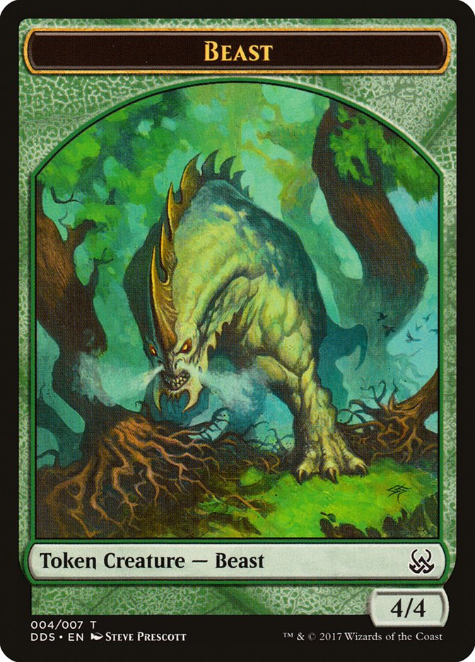 Beast Token [Duel Decks: Mind vs. Might Tokens] | Gear Gaming Bentonville