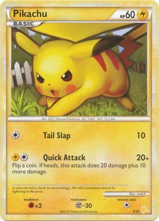Pikachu (2/30) [HeartGold & SoulSilver: Trainer Kit - Raichu] | Gear Gaming Bentonville