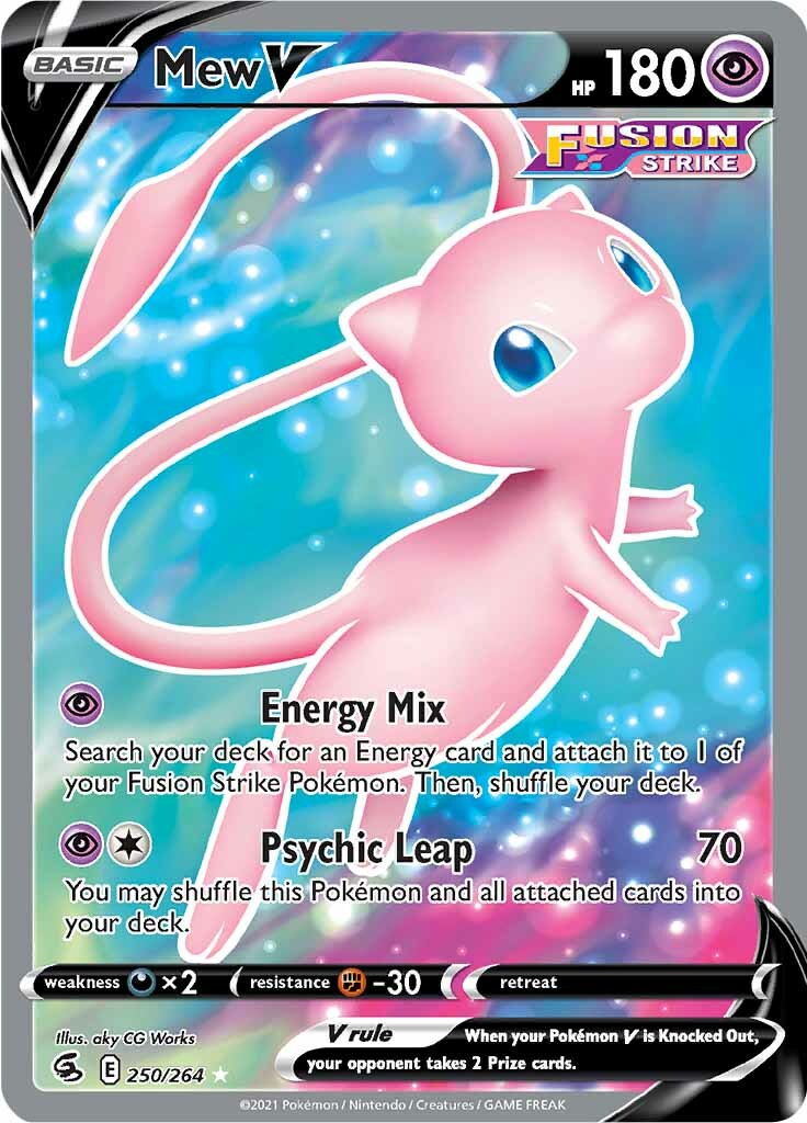 Mew V (250/264) [Sword & Shield: Fusion Strike] | Gear Gaming Bentonville