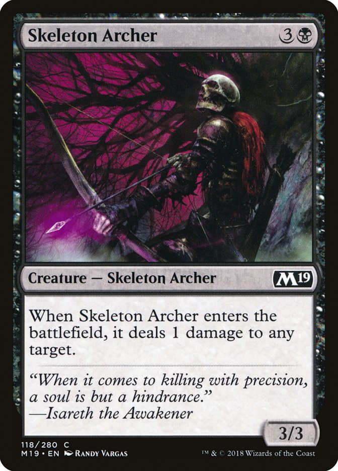 Skeleton Archer [Core Set 2019] | Gear Gaming Bentonville
