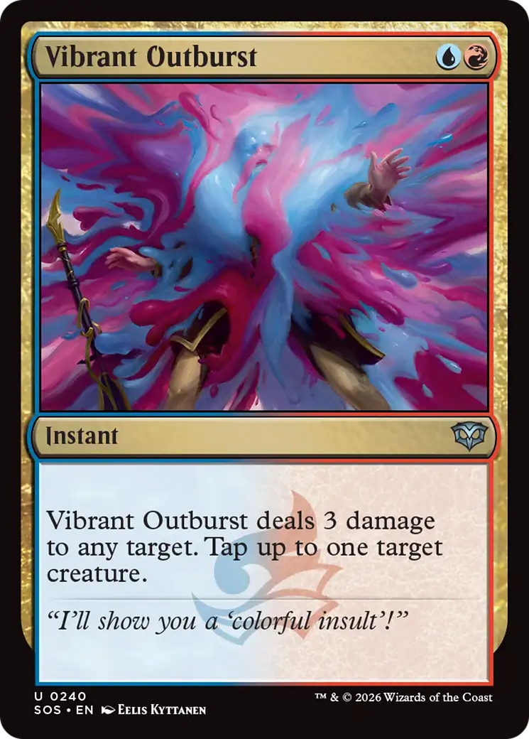 Vibrant Outburst [Secrets of Strixhaven] | Gear Gaming Bentonville