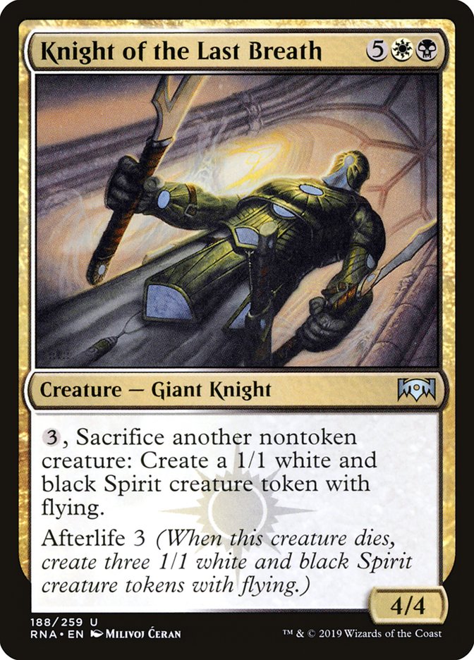 Knight of the Last Breath [Ravnica Allegiance] | Gear Gaming Bentonville