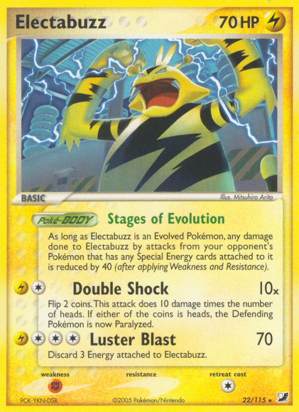 Electabuzz (22/115) [EX: Unseen Forces] | Gear Gaming Bentonville