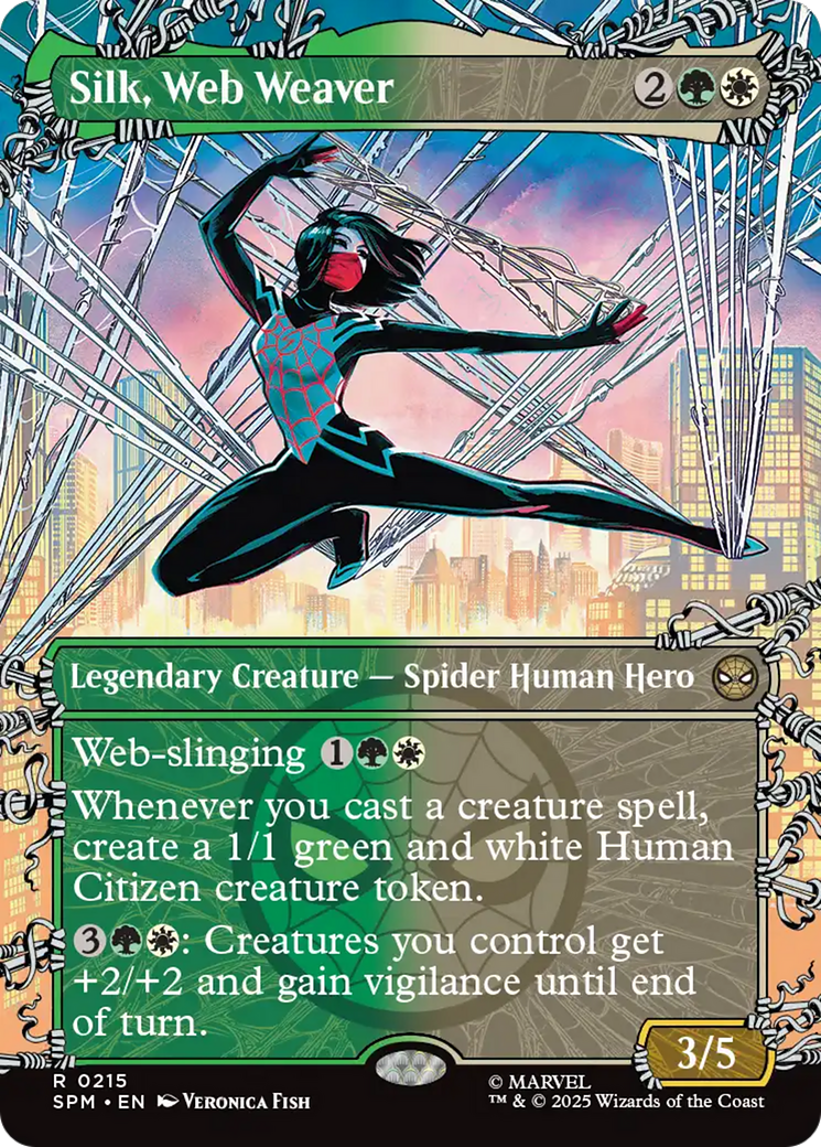 Silk, Web Weaver (Borderless) [Marvel's Spider-Man] | Gear Gaming Bentonville