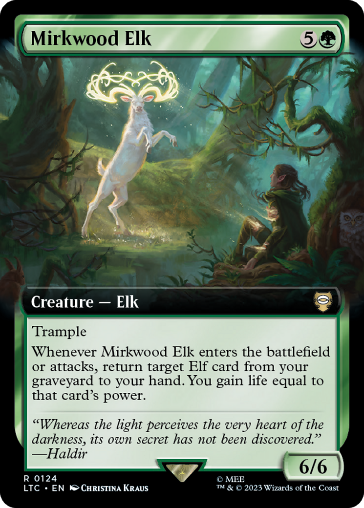 Mirkwood Elk (Extended Art) [The Lord of the Rings: Tales of Middle-Earth Commander] | Gear Gaming Bentonville