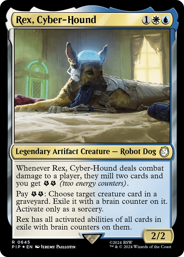 Rex, Cyber-Hound (Surge Foil) [Fallout] | Gear Gaming Bentonville