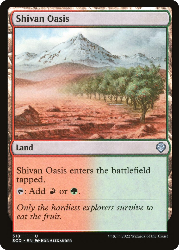Shivan Oasis [Starter Commander Decks] | Gear Gaming Bentonville