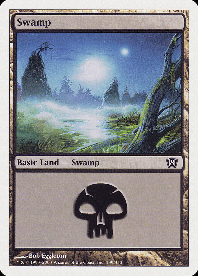 Swamp (339) [Eighth Edition] | Gear Gaming Bentonville