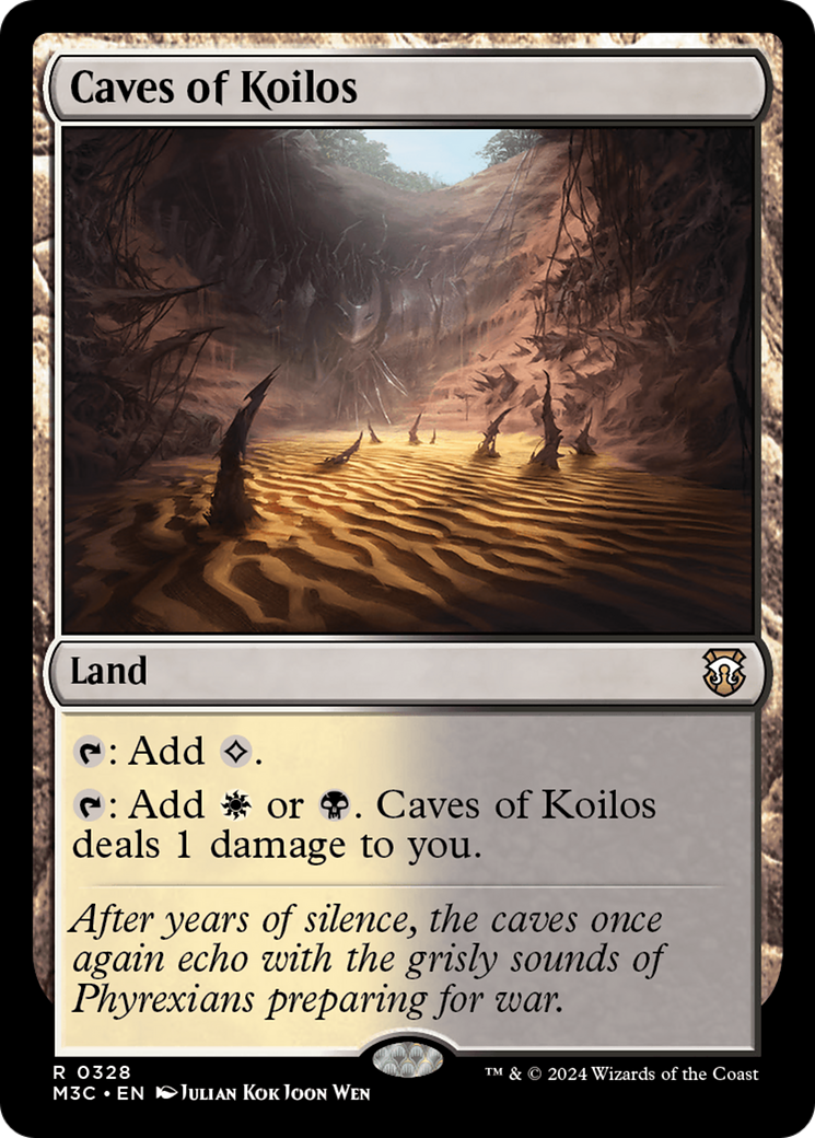 Caves of Koilos (Ripple Foil) [Modern Horizons 3 Commander] | Gear Gaming Bentonville