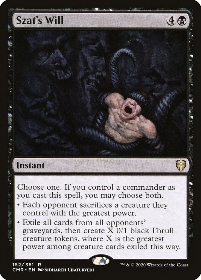 Szat's Will [Commander Legends] | Gear Gaming Bentonville