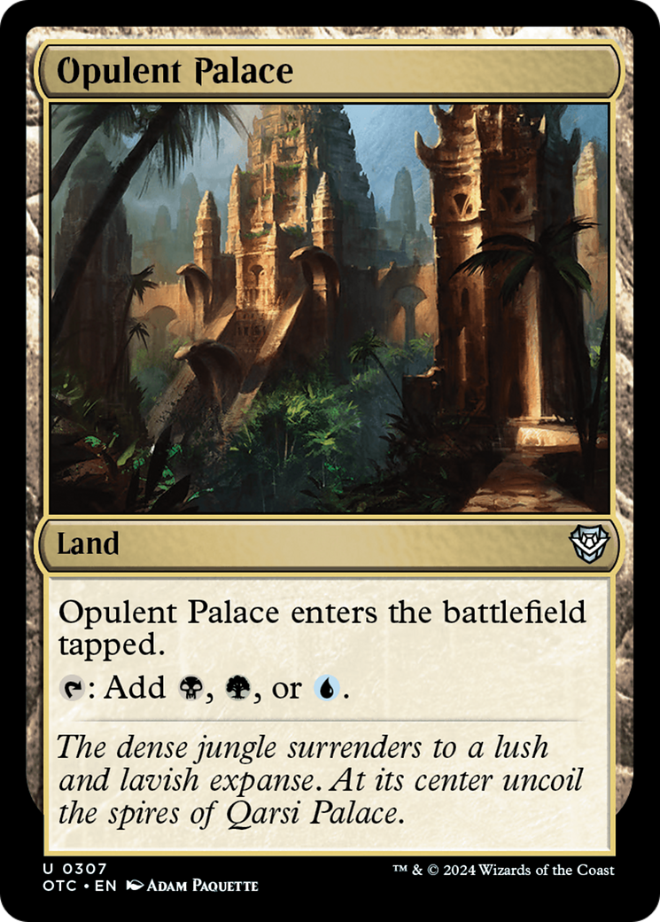 Opulent Palace [Outlaws of Thunder Junction Commander] | Gear Gaming Bentonville