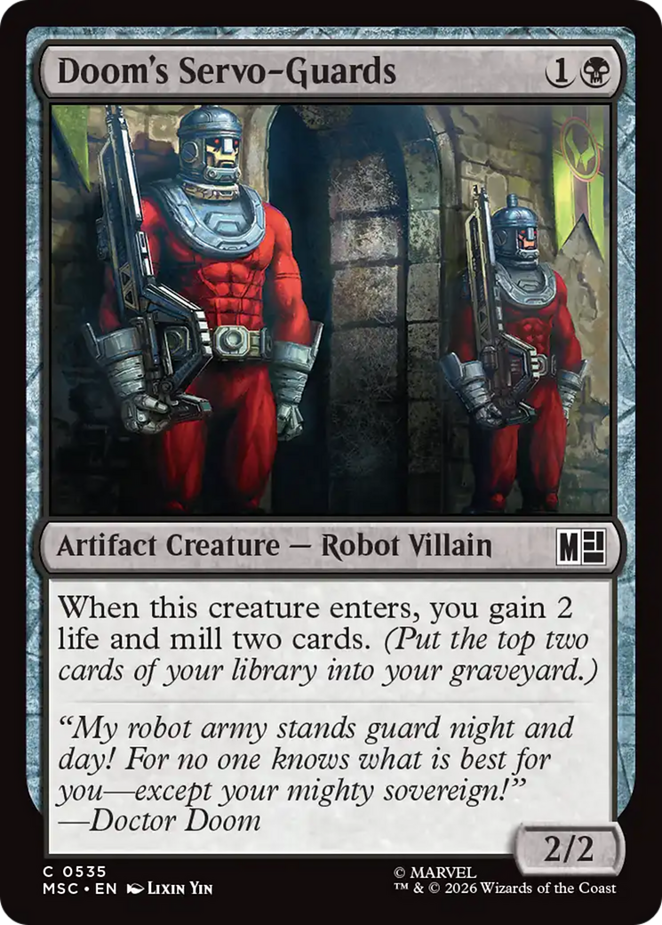 Doom's Servo-Guards [Marvel Super Heroes Commander] | Gear Gaming Bentonville
