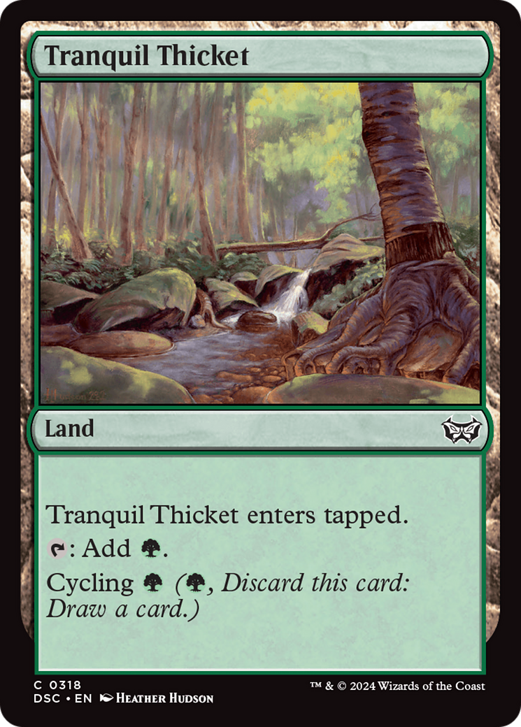 Tranquil Thicket [Duskmourn: House of Horror Commander] | Gear Gaming Bentonville