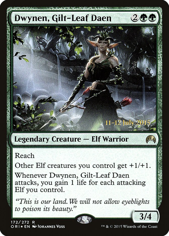 Dwynen, Gilt-Leaf Daen [Magic Origins Prerelease Promos] | Gear Gaming Bentonville