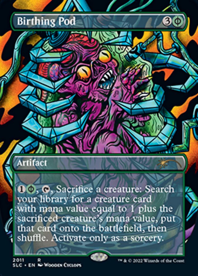 Birthing Pod (Borderless Alternate Art) [Secret Lair Countdown Kit] | Gear Gaming Bentonville