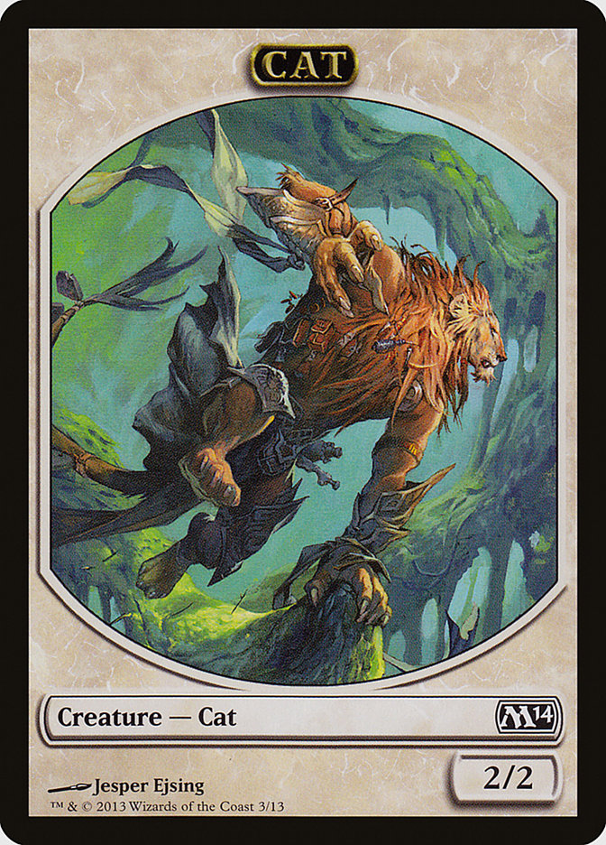 Cat Token [Magic 2014 Tokens] | Gear Gaming Bentonville