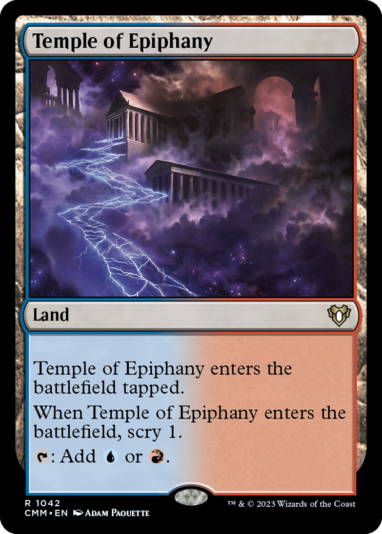 Temple of Epiphany [Commander Masters] | Gear Gaming Bentonville