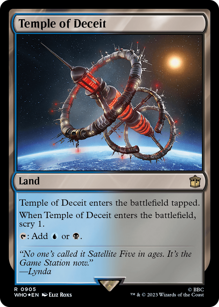 Temple of Deceit (Surge Foil) [Doctor Who] | Gear Gaming Bentonville