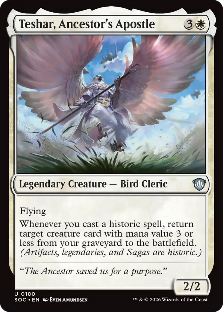 Teshar, Ancestor's Apostle [Secrets of Strixhaven Commander] | Gear Gaming Bentonville