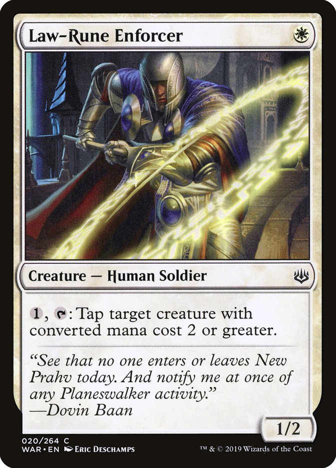 Law-Rune Enforcer [War of the Spark] | Gear Gaming Bentonville