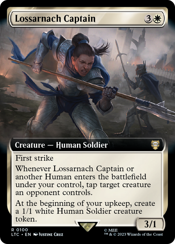 Lossarnach Captain (Extended Art) [The Lord of the Rings: Tales of Middle-Earth Commander] | Gear Gaming Bentonville