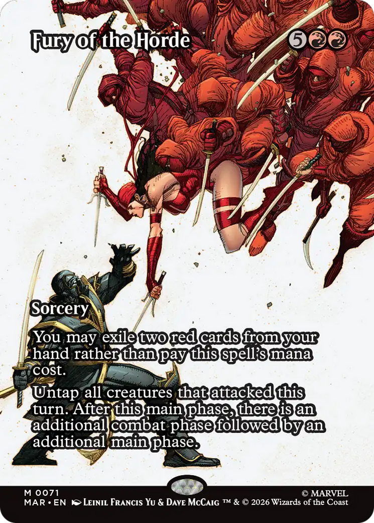 Fury of the Horde (Borderless) [Marvel Universe: Eternal-Legal] | Gear Gaming Bentonville