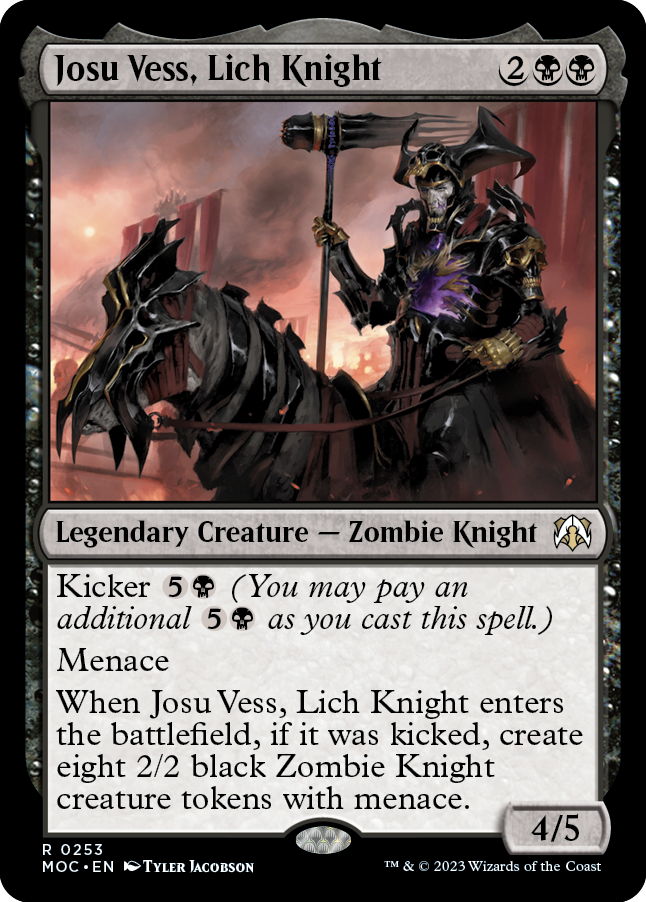 Josu Vess, Lich Knight [March of the Machine Commander] | Gear Gaming Bentonville